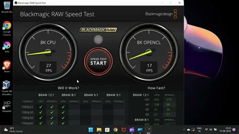 davinci resolve disk speed test